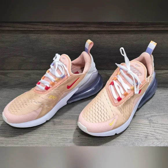 Nike Air Max 270 Washed Coral/track Red-white - Picture 4 of 7
